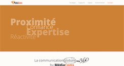 Desktop Screenshot of mediacoms.fr